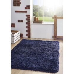 Exchange Soft Shaggy Navy Blue Rug - Choice of Sizes