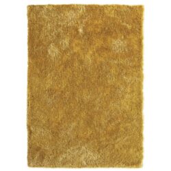 Glengyre Thick Fluffy Mustard Rug - Choice of Sizes