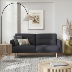 Langford Modern 2.5 Seater Sofa - Dark Green, Dark Grey or Light Grey