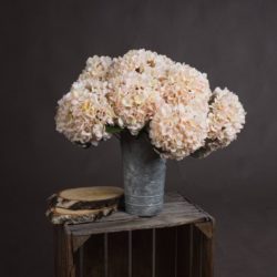 Short Faux Hydrangea Flower Stem - Choice of Colours