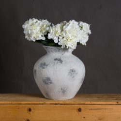 Ceramic Vintage Grey Stone Effect Vase - Choice of Sizes