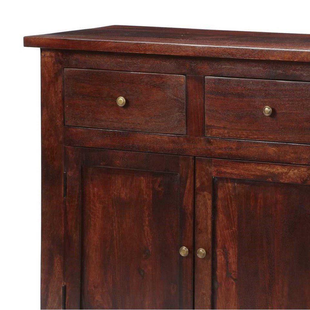 Dark deals mahogany sideboard