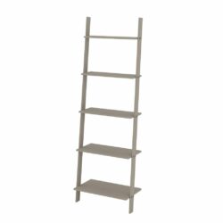 Catrell Grey Solid Pine Ladder Shelving Display Unit
