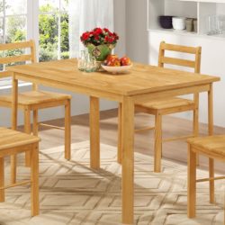 Yorkshire Medium Wooden Dining Table in Natural Oak Finish