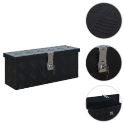 Black Aluminium Storage Box