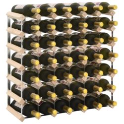 Pine Wood & Metal Wine Rack - Choice of Sizes