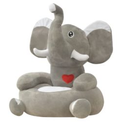 Dumbo Elephant Grey Plush Children's Armchair