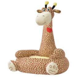 Giraffe Design Plush Children's Armchair