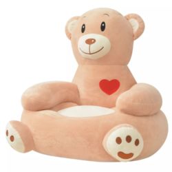 Teddy Bear Design Plush Children's Armchair