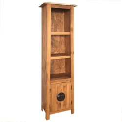 Vintage Solid Recycled Pine Tall Freestanding Wooden Bathroom Cabinet