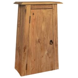 Vintage Solid Recycled Pine Wall Mounted Wooden Bathroom Cabinet