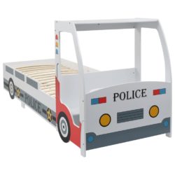 Children's Novelty Police Car Bed with Desk
