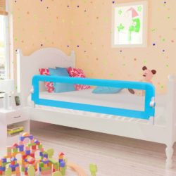 Blue Polyester Toddler Safety Bed Rail