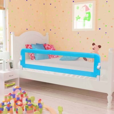 Blue Polyester Toddler Safety Bed Rail