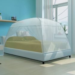 White Mosquito Net Bed Tent with 2 Doors