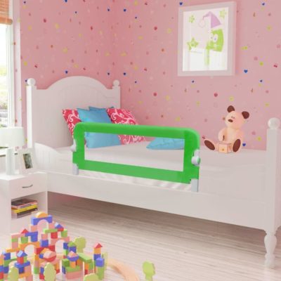 Pair of Green Toddler Safety Bed Rails