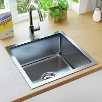 Handmade Stainless Steel Square Kitchen Sink