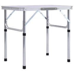 Folding Camping Table with Metal Frame 60x45cm