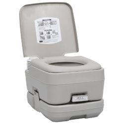 Grey Portable Camping Toilet