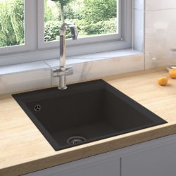 Granite Kitchen Sink with Overflow - Choice of Colours - 54cm Wide