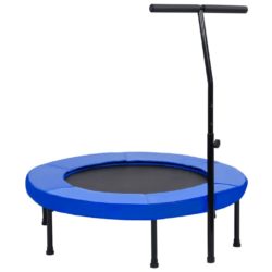Gym Fitness Trampoline with Handle & Safety Pad