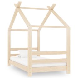 Solid Pine Wood Treehouse Children's Bed with Canopy Frame - Choice of Sizes