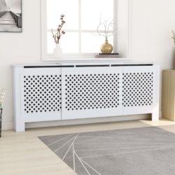 Cross Design Large Radiator Cover with Adjustable Length