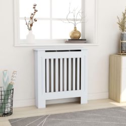 Compact Vertical Slatted Design Radiator Cover 78cm