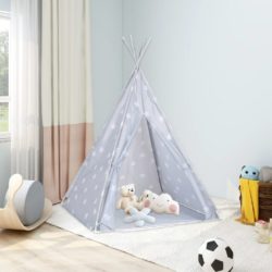 Children's Star Print Teepee Play Tent with Bag