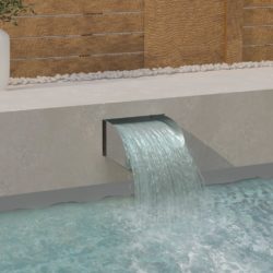 Stainless Steel Garden Pond or Pool Waterfall