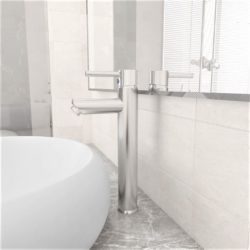 Modern Silver Bathroom Basin Sink Mixer Tap