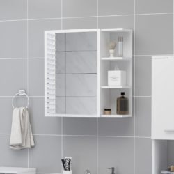 Bethany Bathroom Mirror Cabinet with Side Shelves