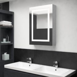 Esme Mirrored Bathroom Cabinet with Lights - Choice of Colours - 50x70cm