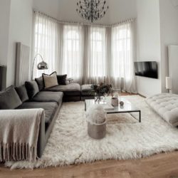 Flokati Drysdale Extra Thick Rug in Natural Off White