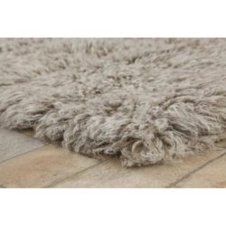 Flokati Drysdale Extra Thick Fluffy Rug - Natural Grey, Brown & White - Choice of Sizes