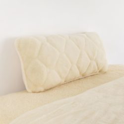 Luxury Cream Cashmere Cushion with Diamond Pattern - Choice of Sizes