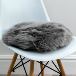 Luxury Genuine Round Sheepskin Seat Pad - Choice of Colours