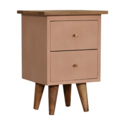 Handpainted Wooden Bedside Table with Drawers - Wide Choice of Colours