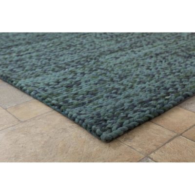 Knox Knit Rug in Ocean Blue - Available in a Choice of Sizes