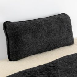 Luxury Merino Wool Long Cushion - Grey, Cream or Black