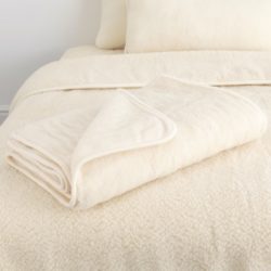 Luxury Merino Wool Blanket - Choice of Colours & Sizes