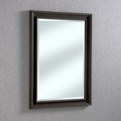 Wright Classic Grey Wood Mirror - Light or Dark Grey - Choice of Sizes