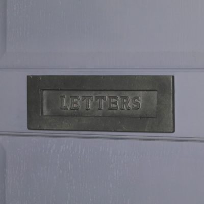 Vintage Cast Iron Door Letter Plate - Available in a Choice of Sizes