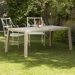 Luxury Rectangular Solid Teak Wood Outdoor Dining Table