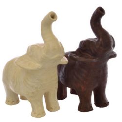 Handmade Terracotta Standing Elephant Ornament