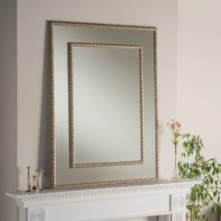 Theresa Decorative Champagne Gold Wall Mirror - Available in a Choice of Sizes