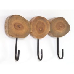Rustic SoIid Wooden Coat Hooks - Available in a Choice of Sizes