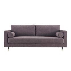 Hinkley Modern 3 Seater Sofa in Pewter Grey