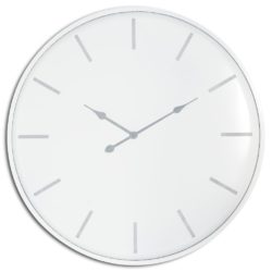 Minimalist Round White Wall Clock - Choice of Sizes