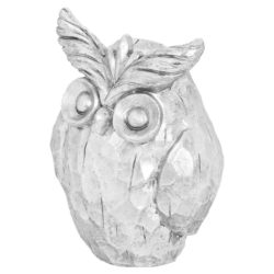 Oliver The Silver Owl Ornament - Choice of Sizes